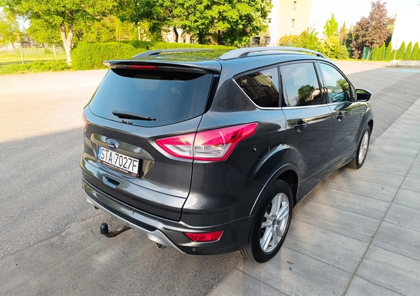 Ford Kuga cena 54900 przebieg: 229810, rok produkcji 2014 z Rajgród małe 326